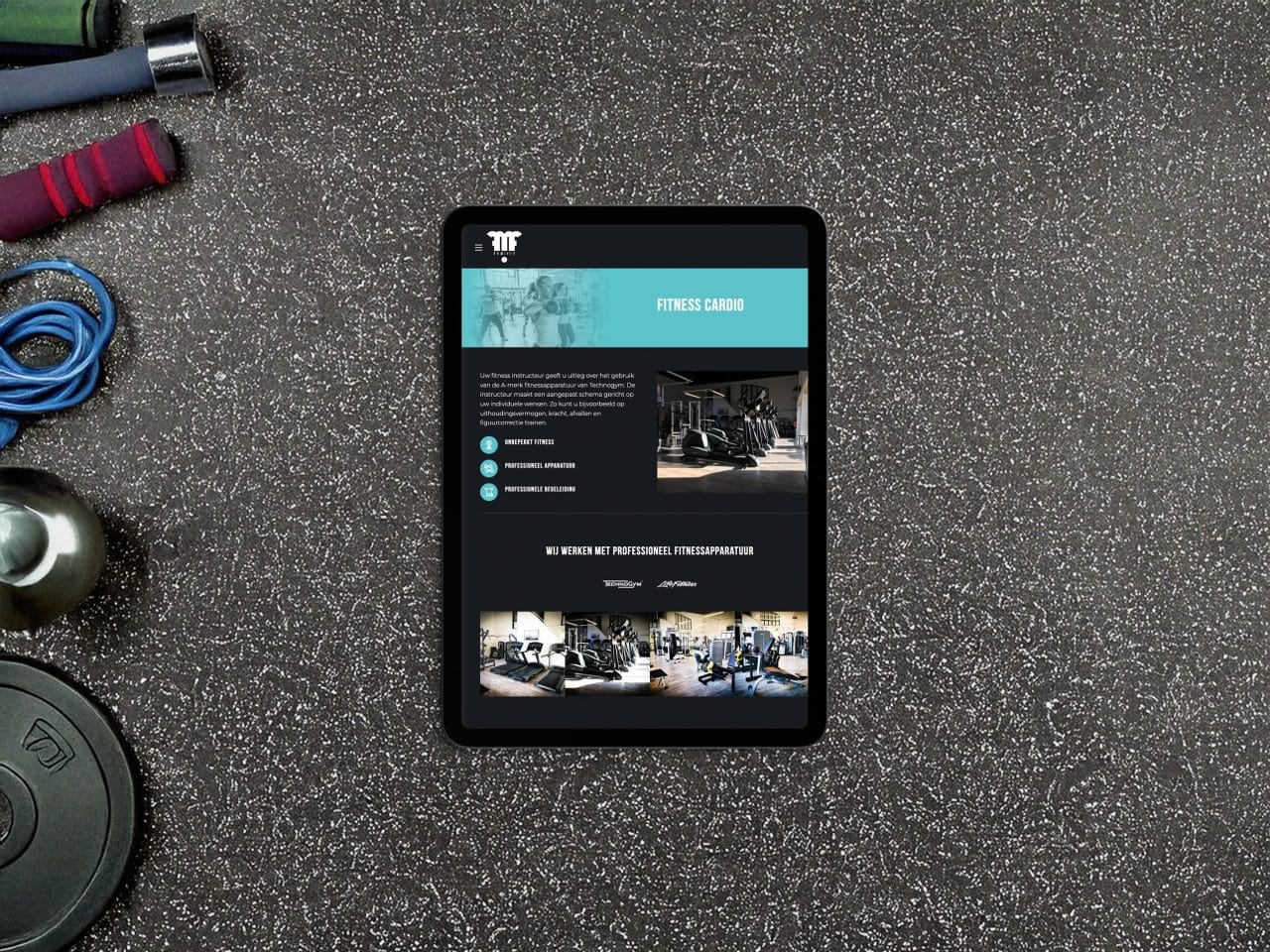 Webdesign sportschool Limburg
